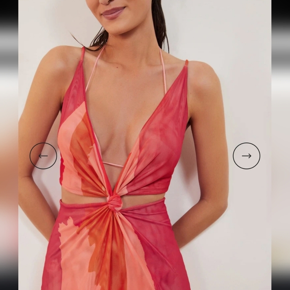 Vix Thuly Long Cut Out Cover Up - Picture 8 of 11